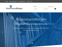 Tablet Screenshot of amerisourcebergendrug.com